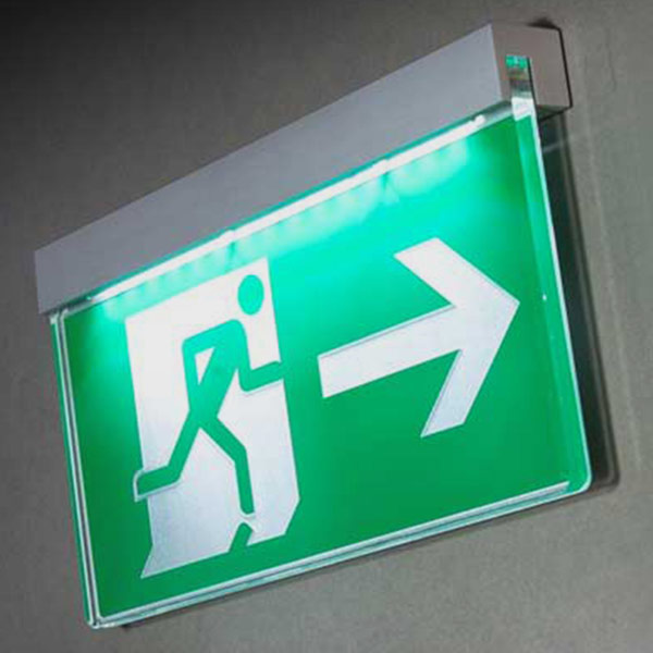 Temporary Emergency Exit Sign